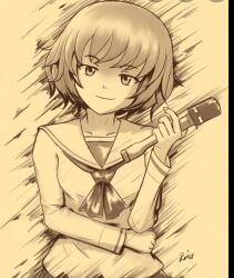 akiyama yukari from girls und panzer