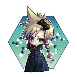 cloud strife from final fantasy by kh 524