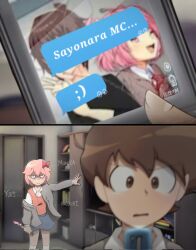 natsuki (doki doki literature club) from doki doki literature club