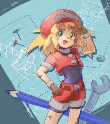 roll caskett (mega man) from mega man (series) by dinef