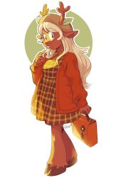 noelle holiday from deltarune by drawloverlala