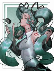 hatsune miku from vocaloid