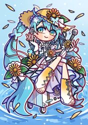 hatsune miku from vocaloid by akina mochi
