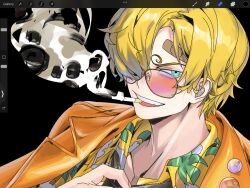 sanji (one piece) from one piece by mygiorni