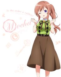 hoto mocha from gochuumon wa usagi desu ka?