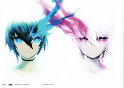 black rock shooter (character) from black rock shooter by huke