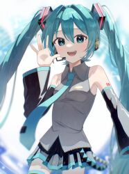 hatsune miku from vocaloid by tatyaoekaki