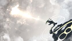 mega rayquaza from pokemon