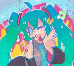 hatsune miku from vocaloid