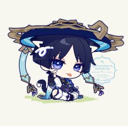 scaramouche (cat) (genshin impact) from genshin impact