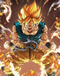 son goku from dragon ball by hashagu