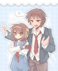 kyon from suzumiya haruhi no yuuutsu