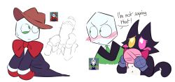 cat mike (deltarune) from deltarune by fafameow
