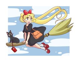 kiki (majo no takkyuubin) from bishoujo senshi sailor moon