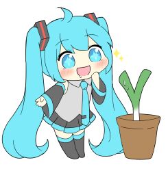 hatsune miku from vocaloid