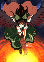 reiuji utsuho from touhou by inuno rakugaki