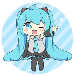 hatsune miku from vocaloid
