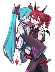 hatsune miku from split dance (vocaloid)