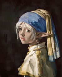 frieren from girl with a pearl earring