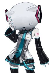 hatsune miku from vocaloid