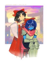 hakurei reimu from deltarune by 9twoeight