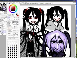 hatsune miku from ao oni