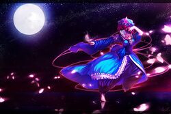 saigyouji yuyuko from touhou by urami