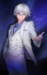 nagisa kaworu from neon genesis evangelion