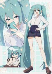 hatsune miku from vocaloid