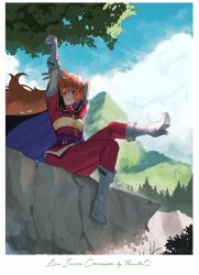 lina inverse from slayers by nyantcha