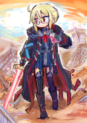 artoria pendragon (fate) from fate/grand order by kasuga yuuki