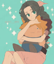 aerith gainsborough from final fantasy by shiyu.jyoukou