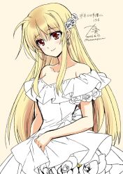 fate testarossa from lyrical nanoha by kanna (plum)