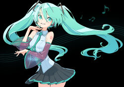 hatsune miku from vocaloid by kawayabug