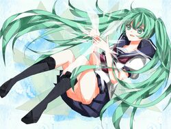 hatsune miku from vocaloid by shina
