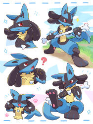lucario from pokemon by neko gyoza