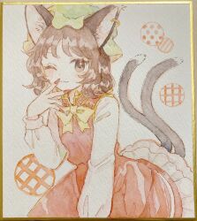 chen from touhou by mozukuzu (manukedori)