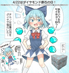 cirno from minecraft by youyume-kun