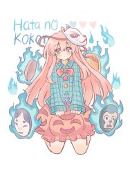 hata no kokoro from touhou by silverrain