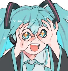hatsune miku from vocaloid by gan2