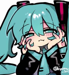 hatsune miku from vocaloid