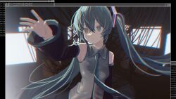 hatsune miku from vocaloid