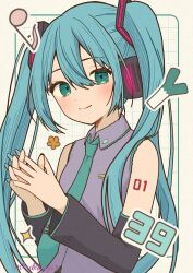 hatsune miku from vocaloid