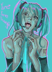 hatsune miku from vocaloid