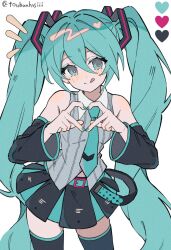 hatsune miku from vocaloid by maca1227