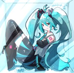 hatsune miku from vocaloid