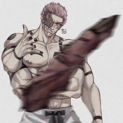 ryoumen sukuna (jujutsu kaisen) from jujutsu kaisen by pyro cri