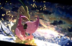 celebi from pokemon by karamimame