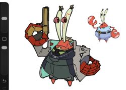 mr. krabs from cyberpunk (series)
