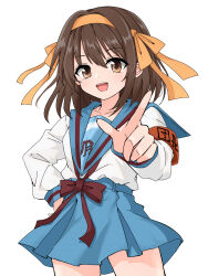 suzumiya haruhi from suzumiya haruhi no yuuutsu